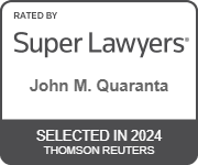 RATED BY | Super Lawyers* | John M. Quaranta | SELECTED IN 2024 | THOMSON REUTERS